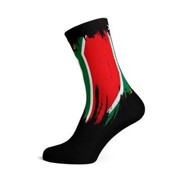 SA Splash Flag Crew Socks